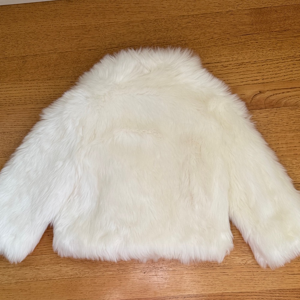 American Girl® x Janie and Jack "Soft as Snow" fur jacket 7/8 - Picture 5 of 5